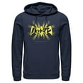 thumbnail image 1 of Men's Batman Logo Kanji Characters  Pull Over Hoodie Navy Blue 2X Large, 1 of 3