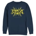 thumbnail image 1 of Men's Batman Logo Kanji Characters  Sweatshirt Navy Blue 2X Large, 1 of 3