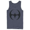thumbnail image 1 of Men's Batman Logo Modern Wing Curve  Tank Top Navy Blue 2X Large, 1 of 3