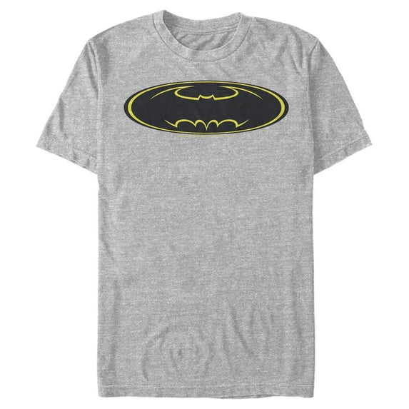 Men's Batman Logo Modern Wing Graphic Tee Athletic Heather 3X Large
