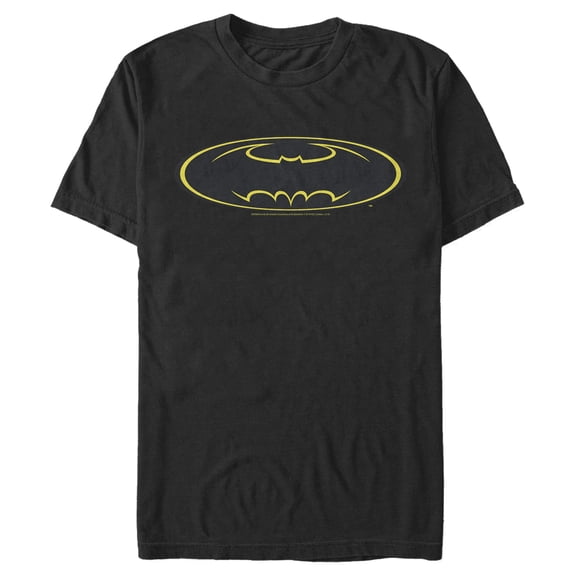 Men's Batman Logo Modern Wing Graphic Tee Black X Large