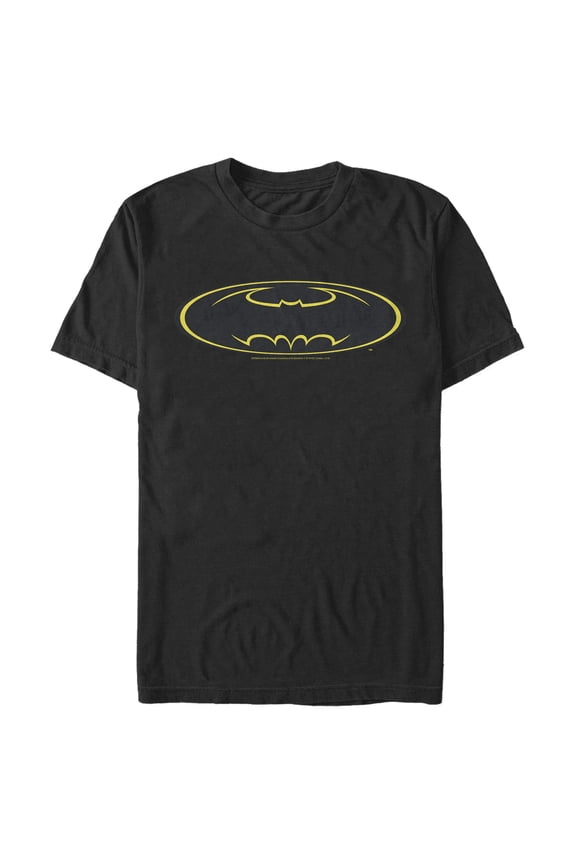 Men's Batman Logo Modern Wing Graphic Tee Black X Large