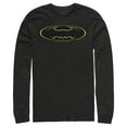 thumbnail image 1 of Men's Batman Logo Modern Wing  Long Sleeve Shirt Black Medium, 1 of 3