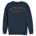 thumbnail image 1 of Men's Batman Logo Modern Wing  Sweatshirt Navy Blue X Large, 1 of 3