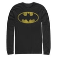 thumbnail image 1 of Men's Batman Logo Retro Caped Crusader  Long Sleeve Shirt, 1 of 4
