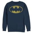 thumbnail image 1 of Men's Batman Logo Retro Caped Crusader Sweatshirt Navy Blue X Large, 1 of 3