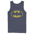 thumbnail image 1 of Men's Batman Logo Retro Caped Crusader  Tank Top Navy Blue X Large, 1 of 3