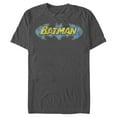 thumbnail image 1 of Men's Batman Logo Retro Wing  Graphic Tee Charcoal Small, 1 of 4