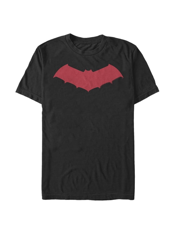 Men's Batman Logo Sleek Wing Graphic Tee Black Medium
