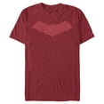 thumbnail image 1 of Men's Batman Logo Sleek Wing  Graphic Tee Cardinal Small, 1 of 5