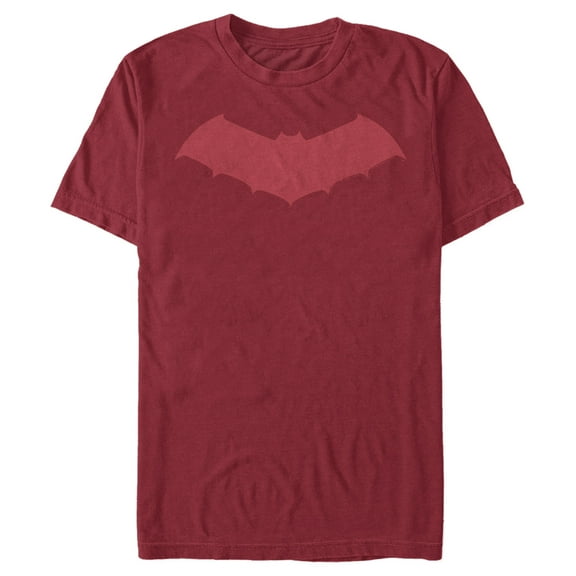 Men's Batman Logo Sleek Wing  Graphic Tee Cardinal Small