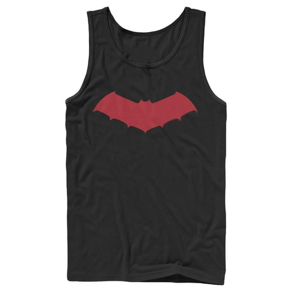 Men's Batman Logo Sleek Wing Tank Top Black X Large