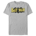 thumbnail image 1 of Men's Batman Logo Vintage  Graphic Tee Silver X Large, 1 of 3