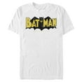 thumbnail image 1 of Men's Batman Logo Vintage  Graphic Tee White 3X Large, 1 of 4