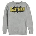 thumbnail image 1 of Men's Batman Logo Vintage  Sweatshirt Athletic Heather Large, 1 of 3