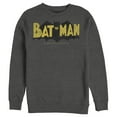 thumbnail image 1 of Men's Batman Logo Vintage  Sweatshirt Charcoal Heather 3X Large, 1 of 3
