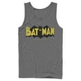 thumbnail image 1 of Men's Batman Logo Vintage  Tank Top Charcoal Large, 1 of 3