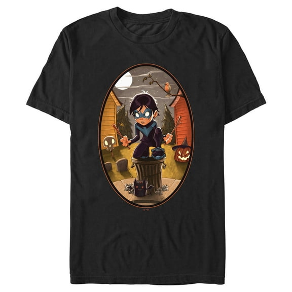 Men's Batman Nightwing Halloween Portrait  Graphic T-Shirt