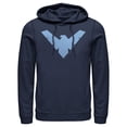 thumbnail image 1 of Men's Batman Nightwing Logo  Pull Over Hoodie Navy Blue 3X Large, 1 of 3