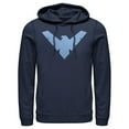 thumbnail image 1 of Men's Batman Nightwing Logo  Pull Over Hoodie Navy Blue Large, 1 of 3