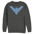 thumbnail image 1 of Men's Batman Nightwing Logo  Sweatshirt Charcoal Heather 3X Large, 1 of 3