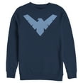 thumbnail image 1 of Men's Batman Nightwing Logo  Sweatshirt Navy Blue 3X Large, 1 of 3