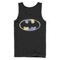 thumbnail image 1 of Men's Batman Shield Logo Artistic Swirl Tank Top, 1 of 5