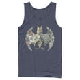 thumbnail image 1 of Men's Batman Shield Logo Comic 80th Anniversary  Tank Top Navy Blue 2X Large, 1 of 3