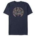 thumbnail image 1 of Men's Batman Shield Logo Comic Panel  Graphic Tee Navy Blue Large, 1 of 4
