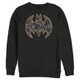 thumbnail image 1 of Men's Batman Shield Logo Comic Panel  Sweatshirt Black Large, 1 of 3