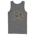 thumbnail image 1 of Men's Batman Shield Logo Comic Panel Tank Top Charcoal Small, 1 of 3