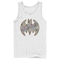 thumbnail image 1 of Men's Batman Shield Logo Comic Panel  Tank Top White Small, 1 of 4