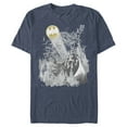 thumbnail image 1 of Men's Batman Signal in the Sky  Graphic Tee Navy Blue Heather Medium, 1 of 3