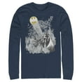 thumbnail image 1 of Men's Batman Signal in the Sky  Long Sleeve Shirt Navy Blue X Large, 1 of 3