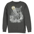 thumbnail image 1 of Men's Batman Signal in the Sky  Sweatshirt Charcoal Heather Large, 1 of 3