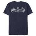 thumbnail image 1 of Men's Batman Steel Scars Logo  Graphic Tee Navy Blue 3X Large, 1 of 4