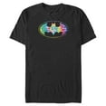 thumbnail image 1 of Men's Batman Tie Dye Logo Graphic Tee Black Large, 1 of 4