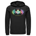 thumbnail image 1 of Men's Batman Tie Dye Logo  Pull Over Hoodie Black 3X Large, 1 of 3