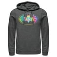 thumbnail image 1 of Men's Batman Tie Dye Logo  Pull Over Hoodie Charcoal Heather X Large, 1 of 3