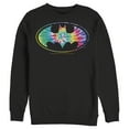 thumbnail image 1 of Men's Batman Tie Dye Logo  Sweatshirt Black 3X Large, 1 of 3