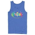 thumbnail image 1 of Men's Batman Tie Dye Logo  Tank Top Royal Blue Small, 1 of 3