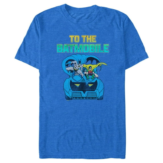 Men's Batman To the Batmobile Comic Graphic T-Shirt