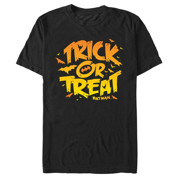 Men's Batman Trick or Treat Bats  Graphic T-Shirt