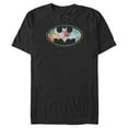 thumbnail image 1 of Men's Batman Tropical Logo Graphic Tee Black 5X Large, 1 of 5