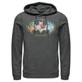 thumbnail image 1 of Men's Batman Tropical Logo  Pull Over Hoodie Charcoal Heather Small, 1 of 3