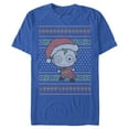 thumbnail image 1 of Men's Batman Ugly Christmas Chibi Joker  Graphic Tee Royal Blue 3X Large, 1 of 4