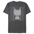 thumbnail image 1 of Men's Batman Ugly Christmas Chibi Snow Bat Graphic Tee Charcoal 3X Large, 1 of 4