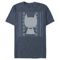 thumbnail image 1 of Men's Batman Ugly Christmas Chibi Snow Bat Graphic Tee Navy Blue Heather 3X Large, 1 of 3