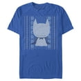 thumbnail image 1 of Men's Batman Ugly Christmas Chibi Snow Bat Graphic Tee Royal Blue 2X Large, 1 of 4