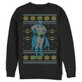 thumbnail image 1 of Men's Batman Ugly Christmas Dark Knight Pose  Sweatshirt Black X Large, 1 of 3